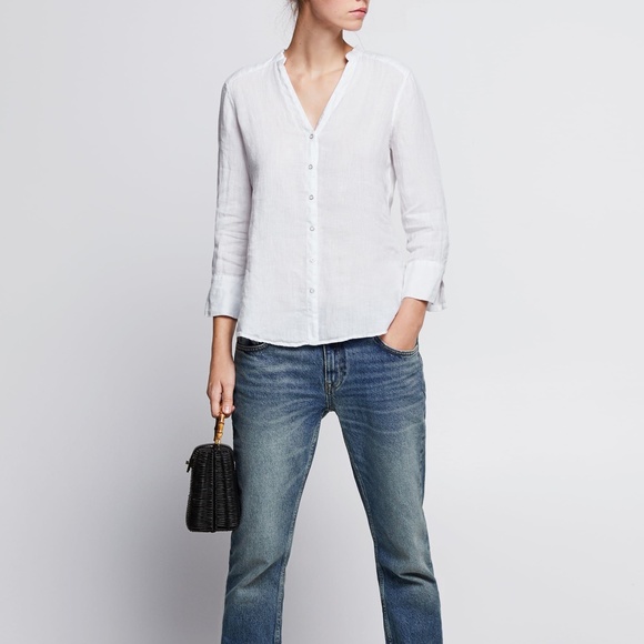 Zara Linen Shirt - Picture 2 of 7